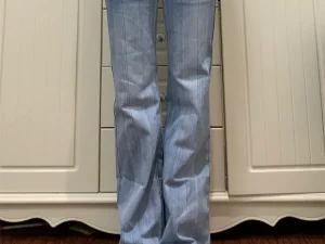 2025 Autumn Winter Women Vintage 2000s Low Rise Flare Denim Pants Y2k Japanese Streetwear Bootcut Jeans Baggy Bell Bottom New In